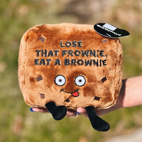 Punchkins Lose that Frownie, Eat a Brownie Plush